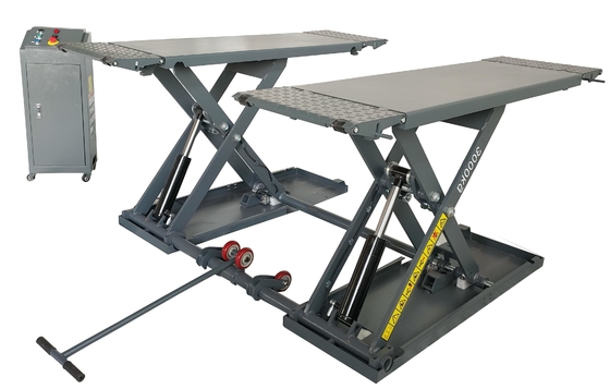 3000kg-3500kg Διπλό κύλινδρο υδραυλικό ανελκυστήρα για μεσαία ανύψωση μηχανή ανύψωσης ψαλίδι αυτοκινήτων