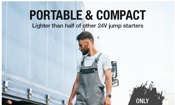 Ψηφιακή οθόνη βαρύ φορητό φορητό Jump Starter για μπαταρία αυτοκινήτου