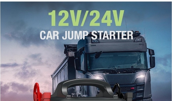12V/24V Car Jump Starter με φως LED και έξοδο φόρτισης USB-C Νέο σχέδιο 35000mAh