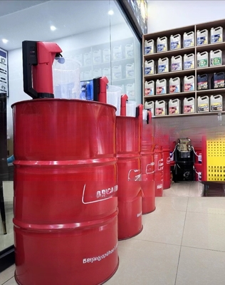 Αναβαθμιστής 200L τύμπανο 5 1 ατμοκίνητη πνευματική 18LPM λιπαντική μηχανή αντλία μεταφοράς πετρελαίου