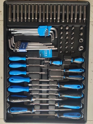 ODM Υποστηριζόμενα 323pcs Επαγγελματικά εργαλεία με εργαλειοθήκη και εργαστήριο Trolley Cabinet