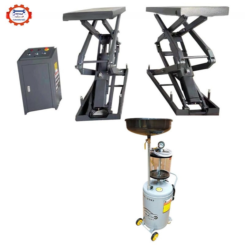 110mm MIN HEIGHT CE 3.5T Super-thin Scissor Car Lifter για ομαλή ανύψωση οχημάτων
