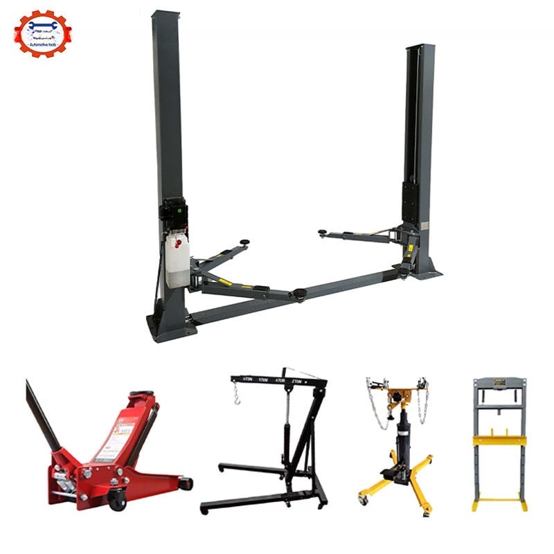 2 Post Car Lift Αυτοκινητό ανελκυστήρα 4.0T Διπλό κύλινδρο υδραυλικό ανελκυστήρα με ηλεκτρική απελευθέρωση